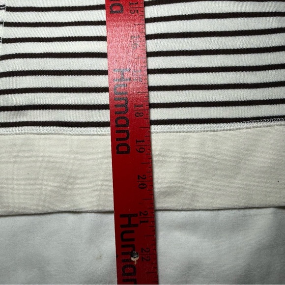 Sweaty Betty After Class Crop Sweatshirt Size 8 Medium Striped Womens Athletic - Picture 9 of 11